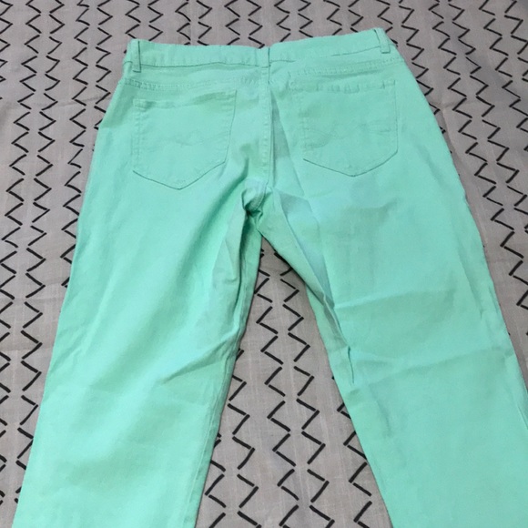 New York & Co mint green skinny ankle leggings - Picture 3 of 4